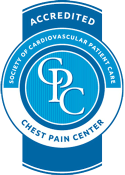 Accredited Chest Pain Center logo